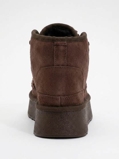 Tyson - Bota con cordones marrón (Mujer)
