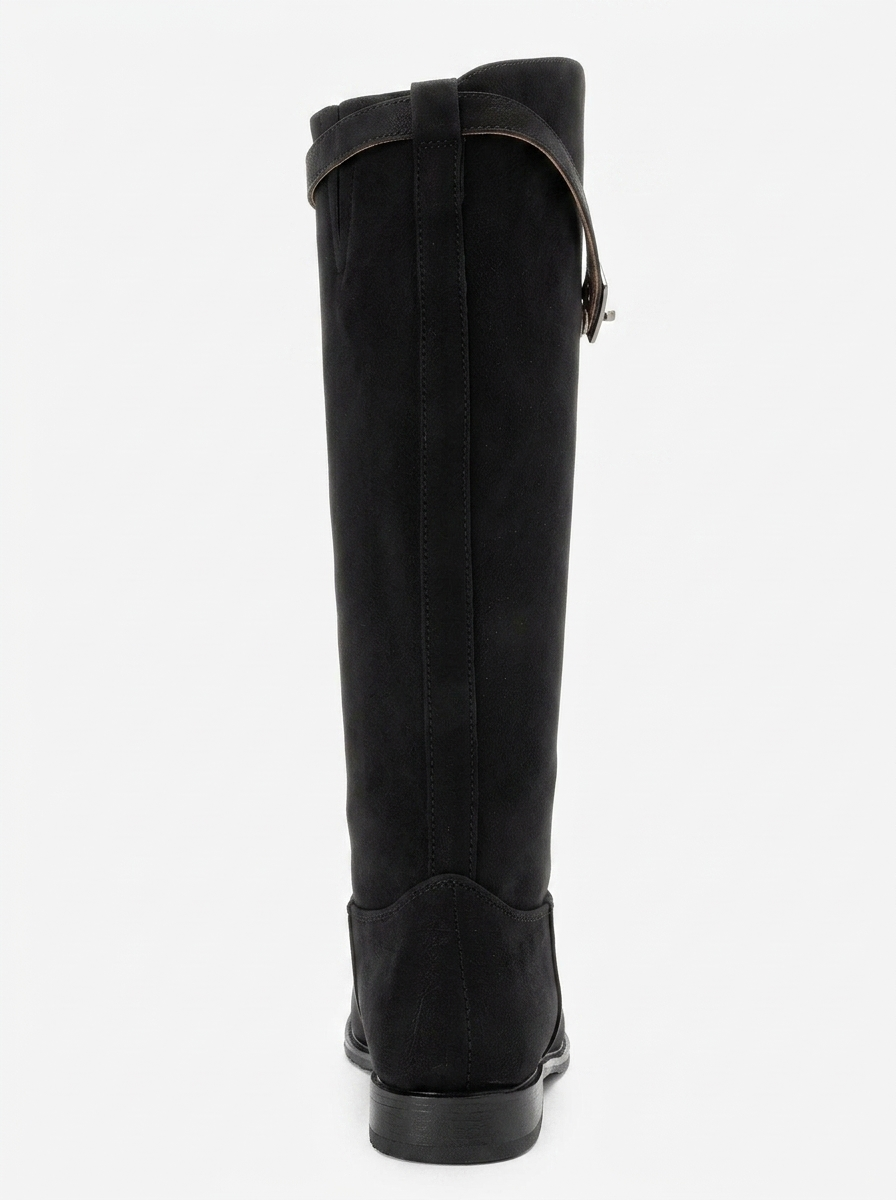 Bota de montar Yoko de nubuc negro (mujer)