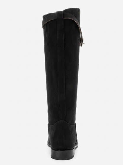 Bota de montar Yoko de nubuc negro (mujer)