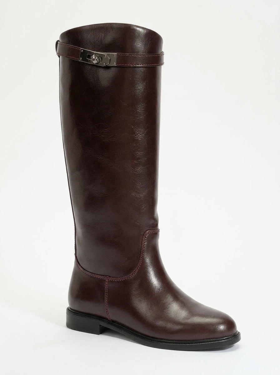 Bota de montar Yoko color borgoña (Mujer)