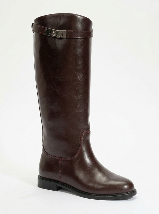 Yoko Burgundy Riding Boot (Women)