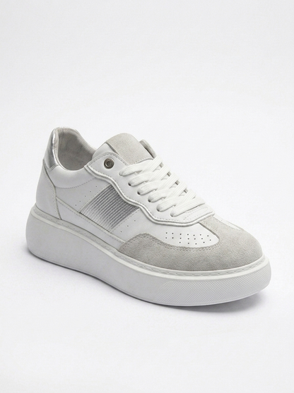 Venetia - Zapatillas deportivas blancas y grises (mujer)