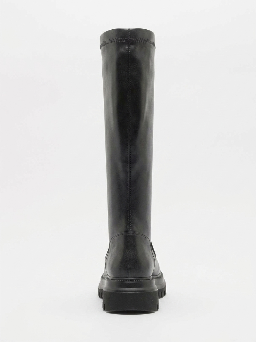 Henin - Bota elástica negra (Mujer)