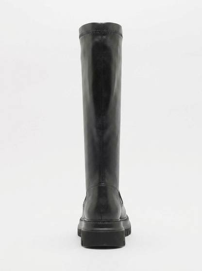 Henin - Bota elástica negra (Mujer)