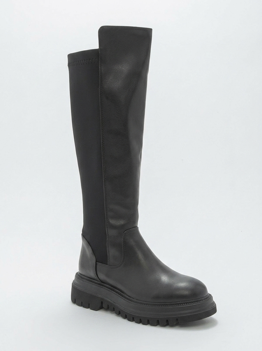 Paul - Black Stretch Boot (Women)