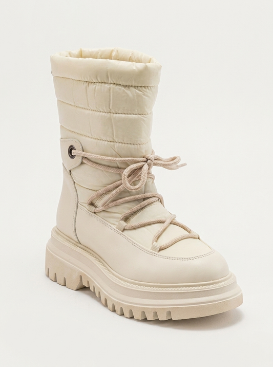 Weld - Beige Snow Boot (Women)