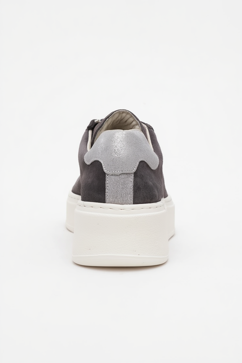 Gueno - Zapatillas deportivas de piel genuina y ante (Mujer)