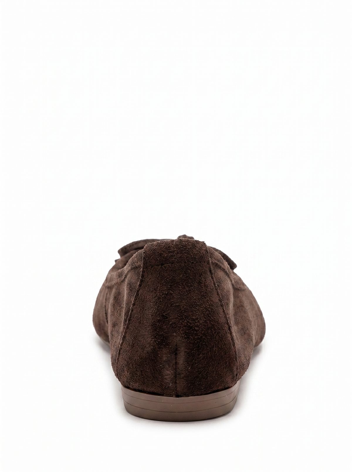 03 - Brown Suede Genuine Leather Ballet Flat (Women)