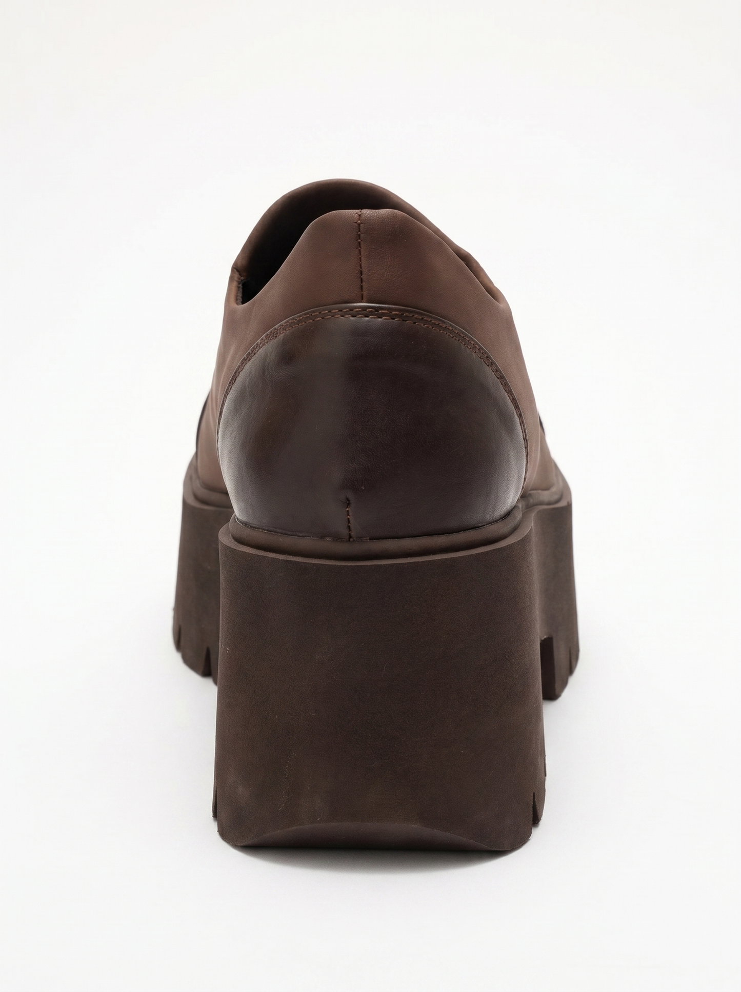 Grena - Zapatos sin cordones de plataforma marrones (Mujer)