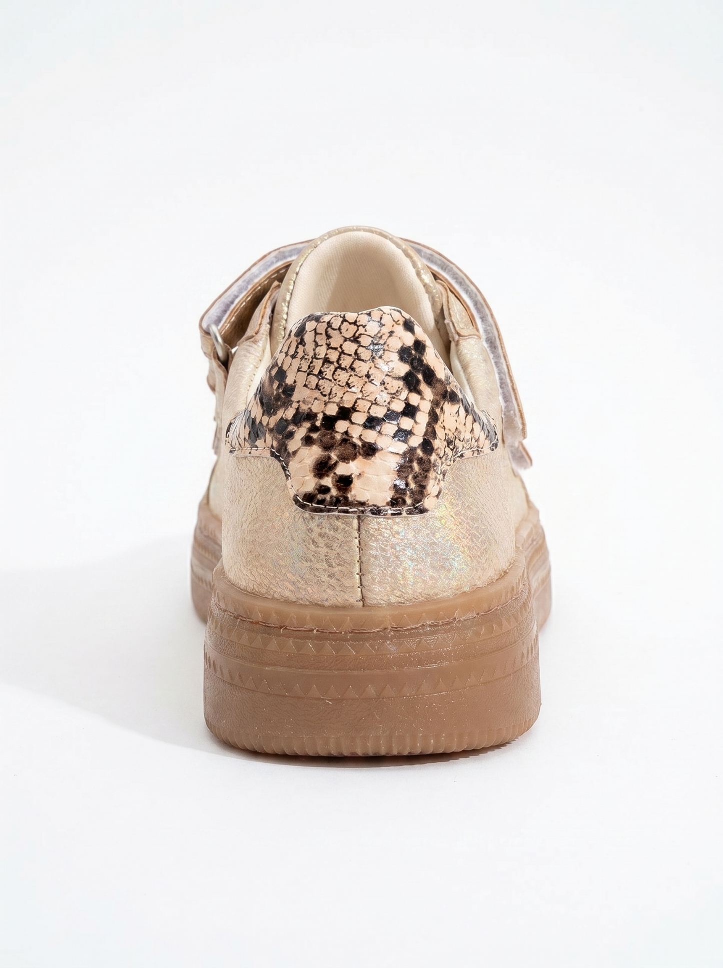 Salva - Zapatillas doradas de velcro (Mujer)
