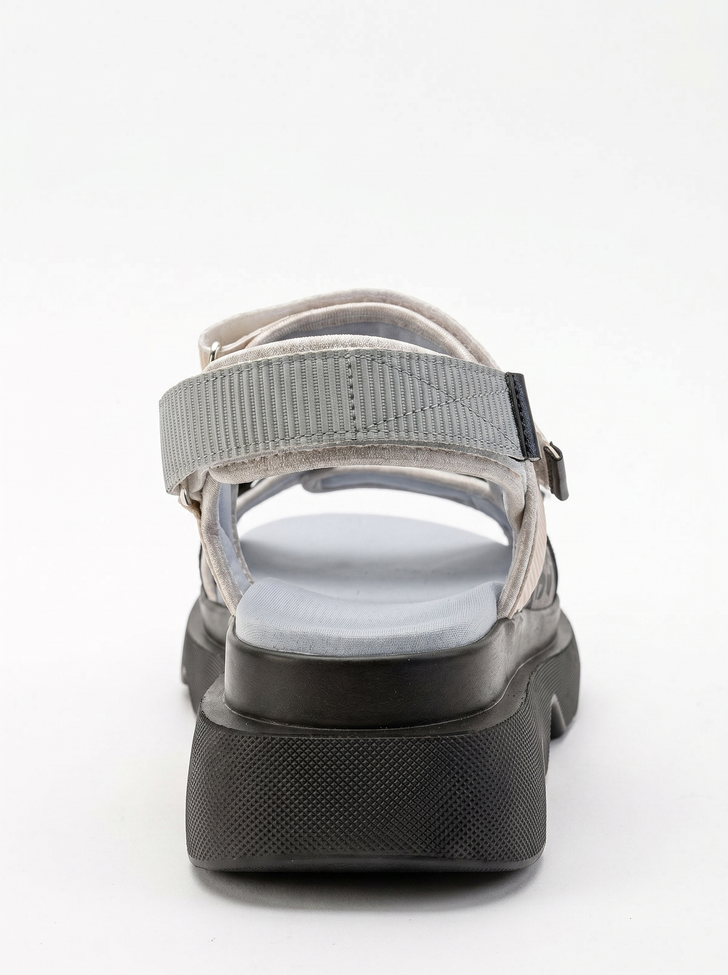 Tedy - Sandalia de velcro gris (Mujer)