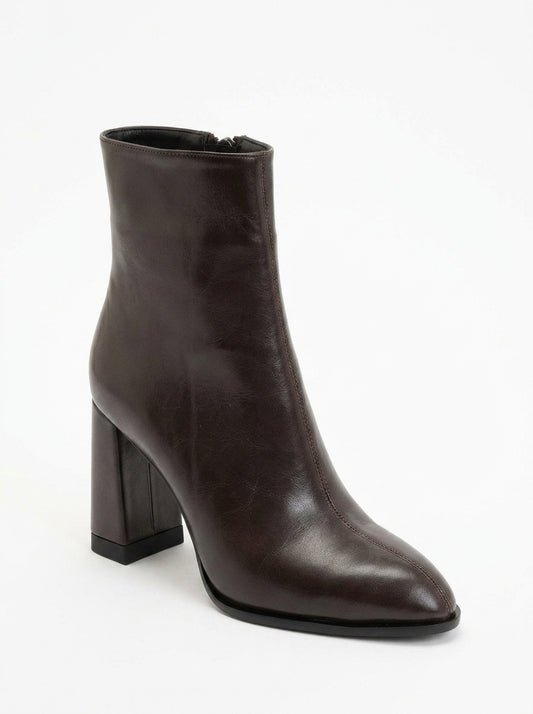 Jewel Brown High Heel Boot (Women)