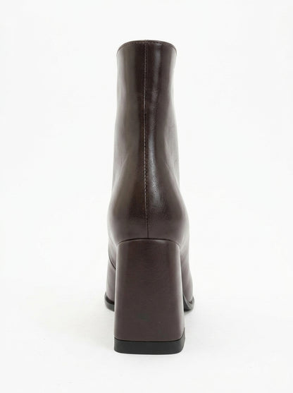 Jewel Brown High Heel Boot (Women)