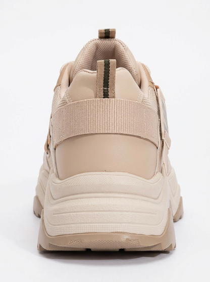 Maggie - Zapatillas deportivas beige (mujer)