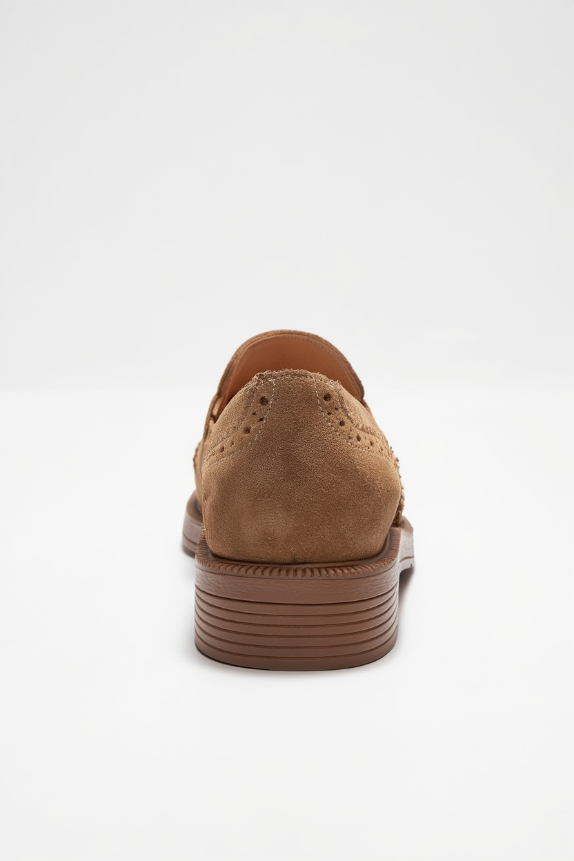Alex - Mocasines de borlas de ante color coñac (Mujer)