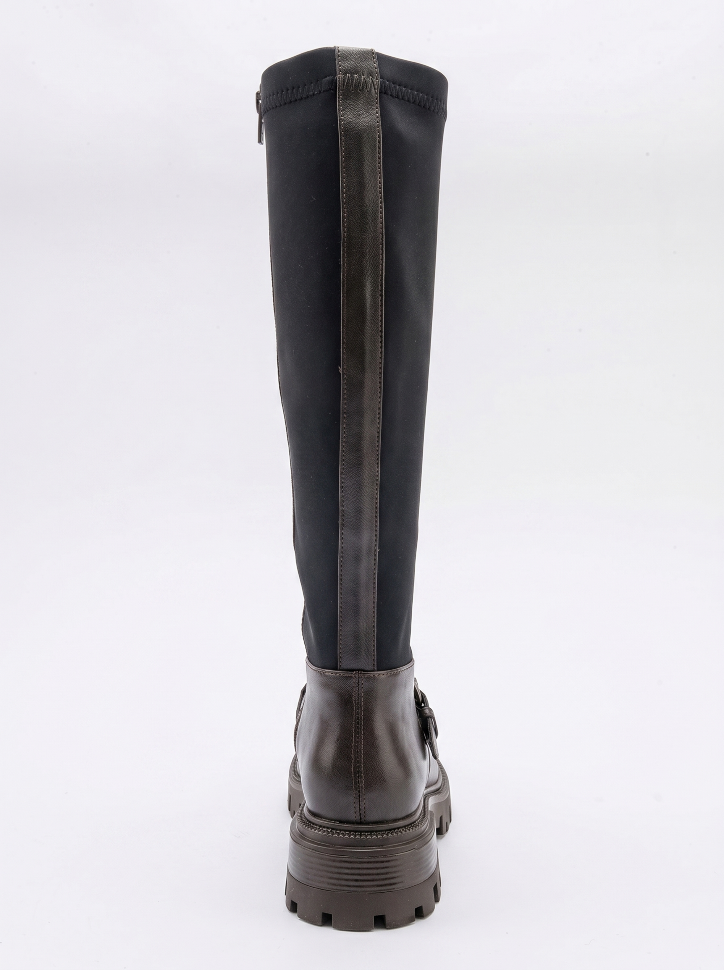 Chapel - Bota elástica con hebilla marrón (Mujer)