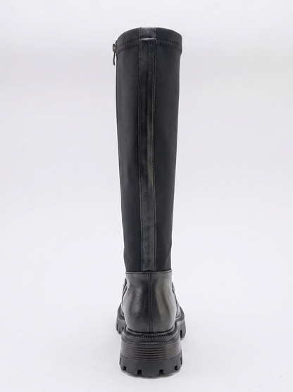 Chapel - Bota elástica con hebilla negra (Mujer)