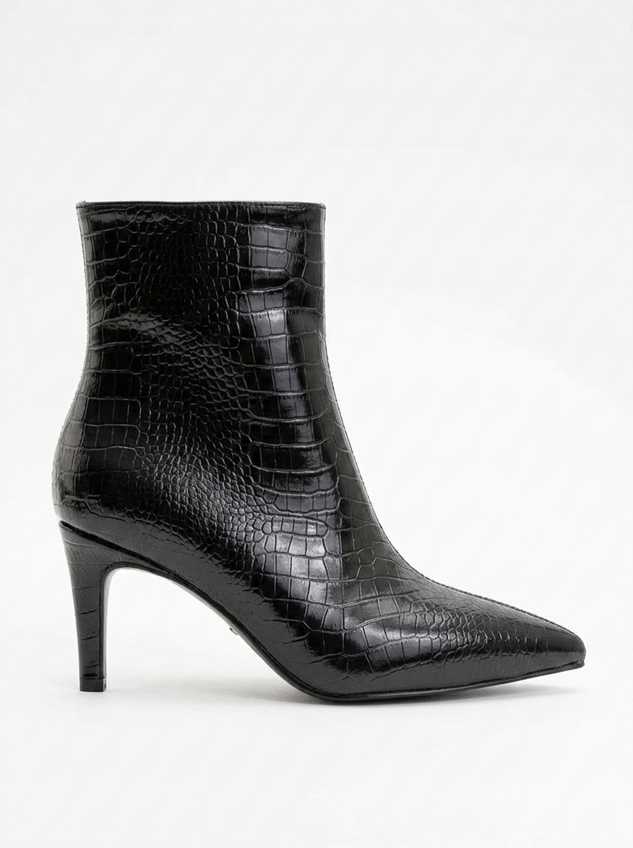 Bota de tacón de aguja con diseño Noya Black (Mujer)
