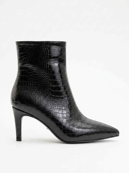 Bota de tacón de aguja con diseño Noya Black (Mujer)