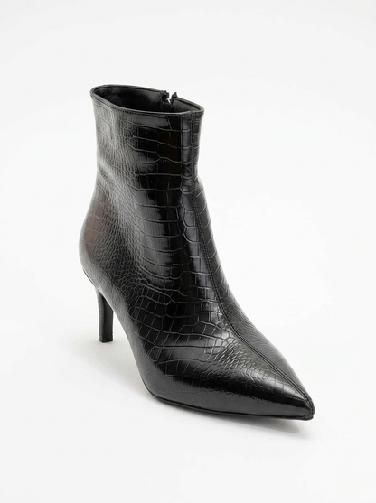 Bota de tacón de aguja con diseño Noya Black (Mujer)