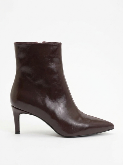 Botín Stiletto Noya Burgundy Cilt (Mujer)