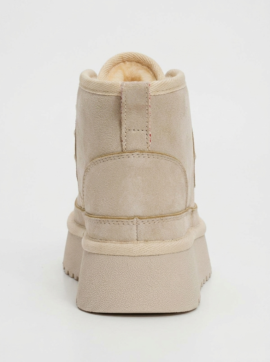 Bota gruesa color beige oscuro Ovela (mujer)