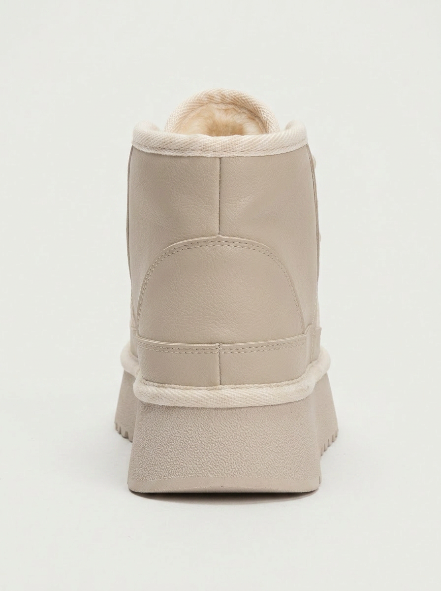 Bota gruesa beige Ovela (Mujer)