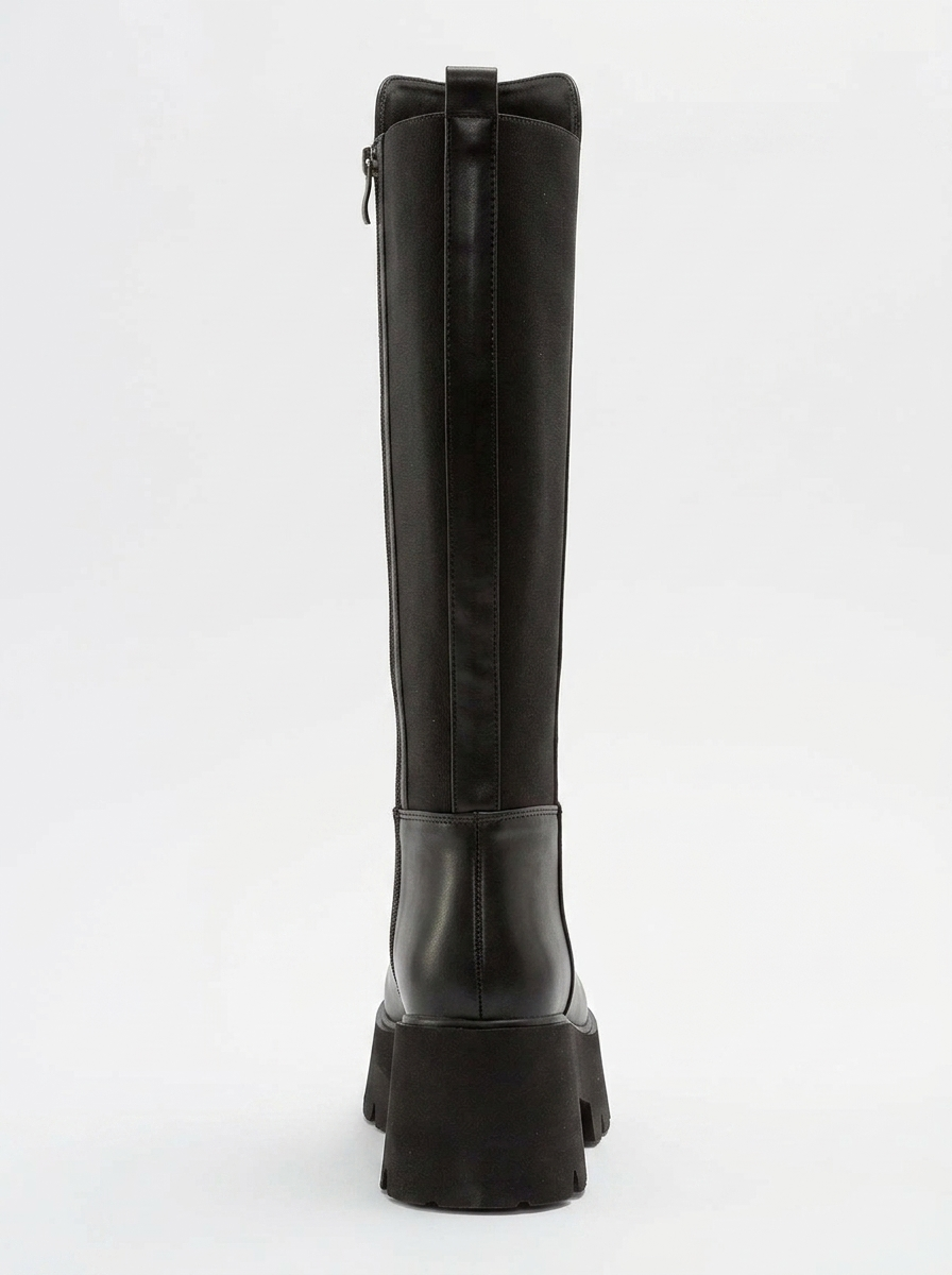 Bota de plataforma Solo negra (Mujer)