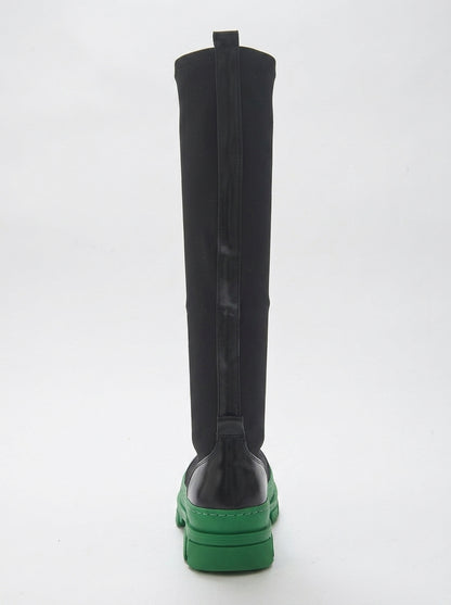 Bella Black & Green Scuba Boot (Women)