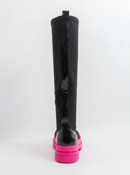 Bella Black & Fuchsia Scuba Boot (Women)