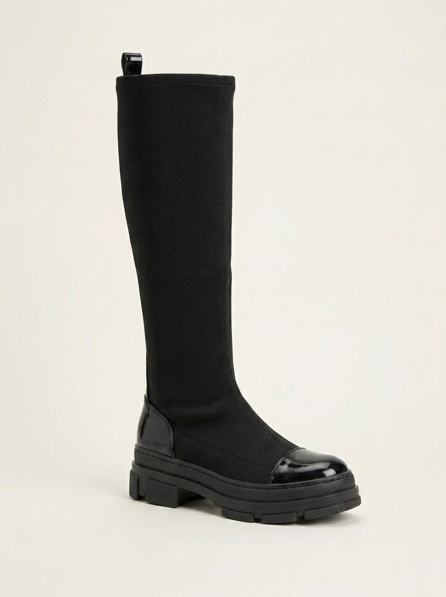 Bella Black Scuba Boot (Women)