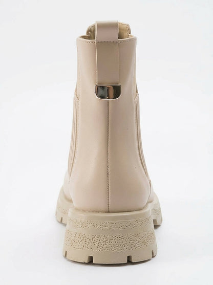 Botín Chelsea Sofia Beige (Mujer)