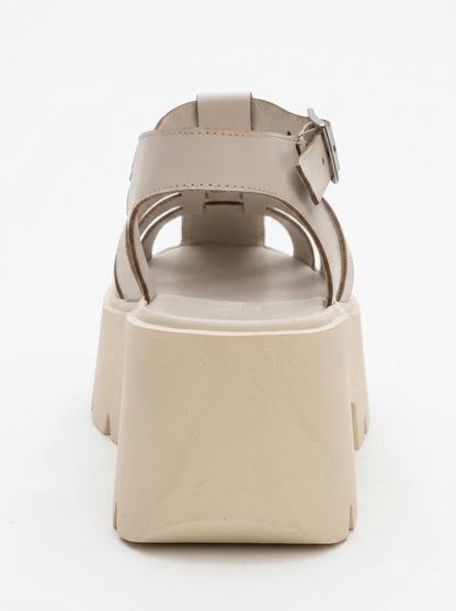 Verua - Beige Platform Sandal (Women)