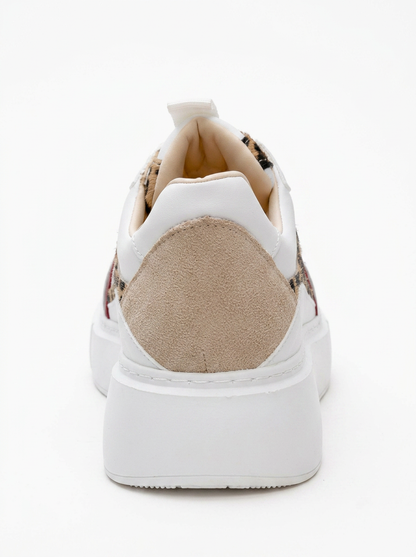 Ida - White Platform Sneakers (Women)