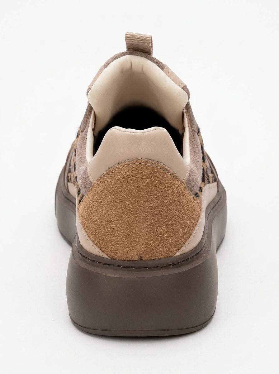 Ida - Brown Platform Sneakers (Women)