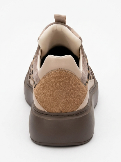 Ida - Brown Platform Sneakers (Women)