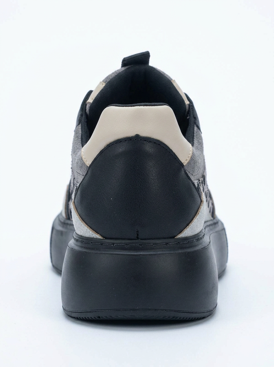 Ida - Dark Grey Platform Sneakers