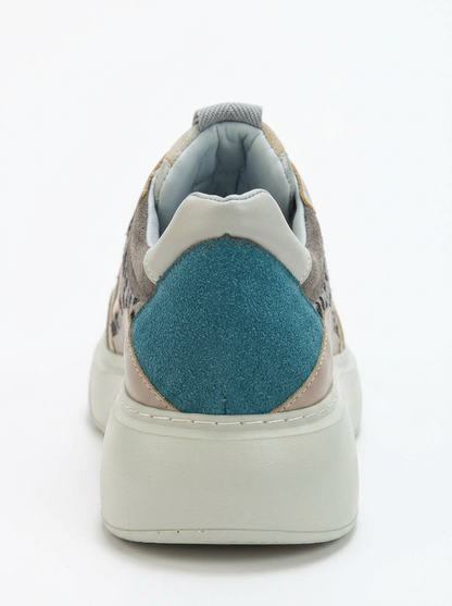 Ida - Grey Platform Sneakers