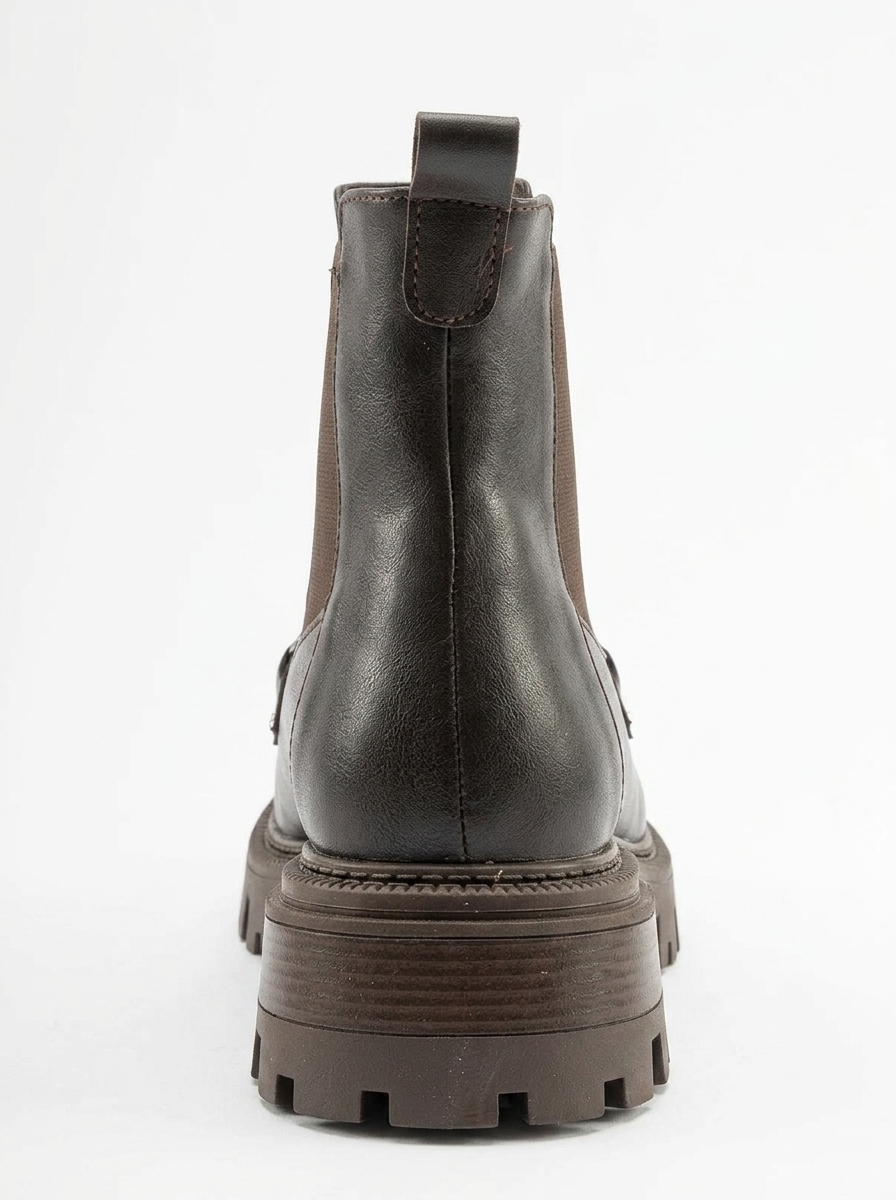 Bota Chelsea Vesper marrón con hebilla (mujer)