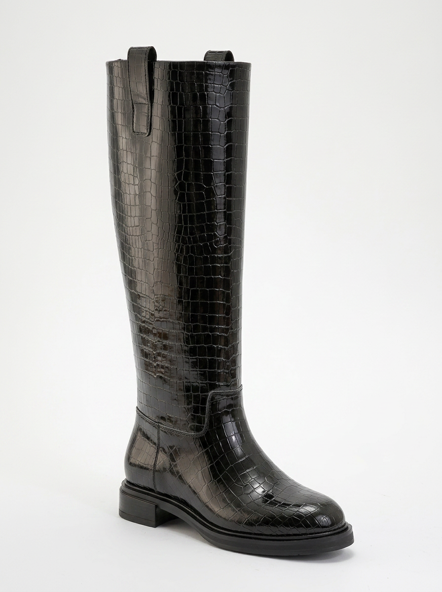 Bota vaquera Alaska Black Pattern (mujer)