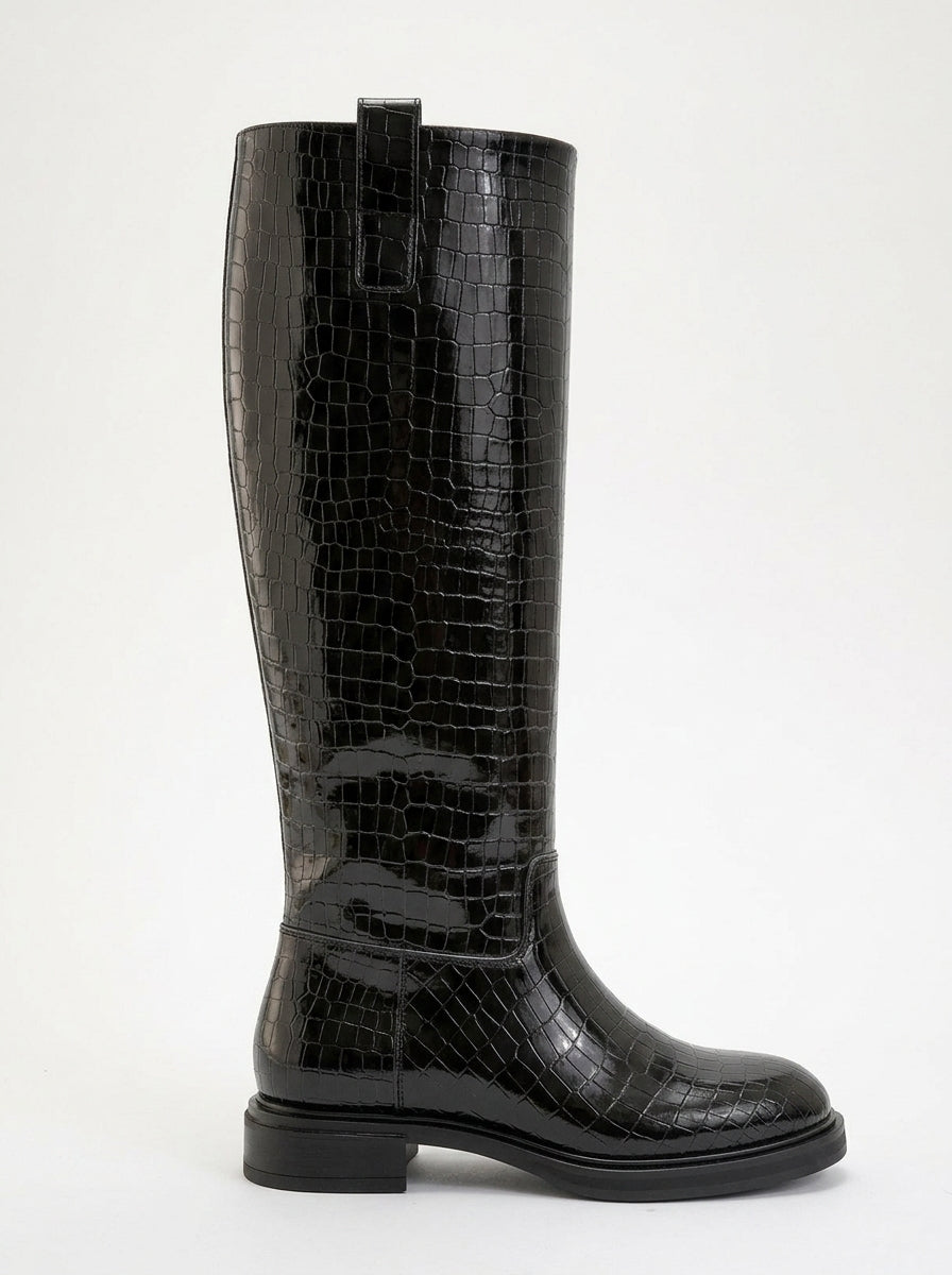 Bota vaquera Alaska Black Pattern (mujer)