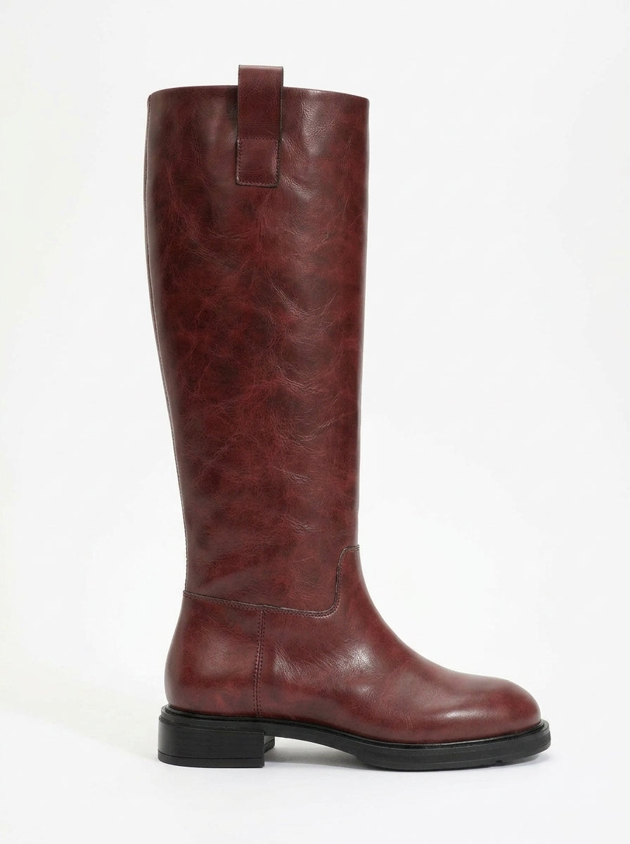 Bota vaquera Alaska Burgundy Pattern (Mujer)