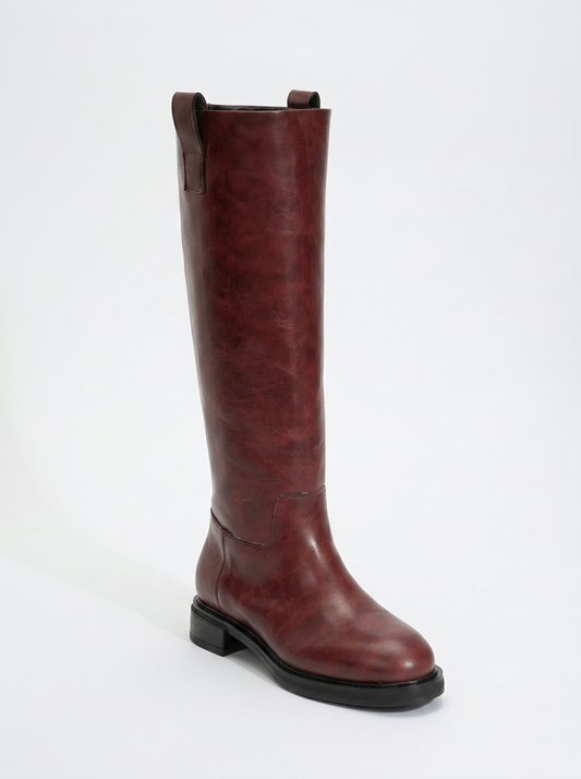 Alaska Burgundy Pattern Western Boot (Women)