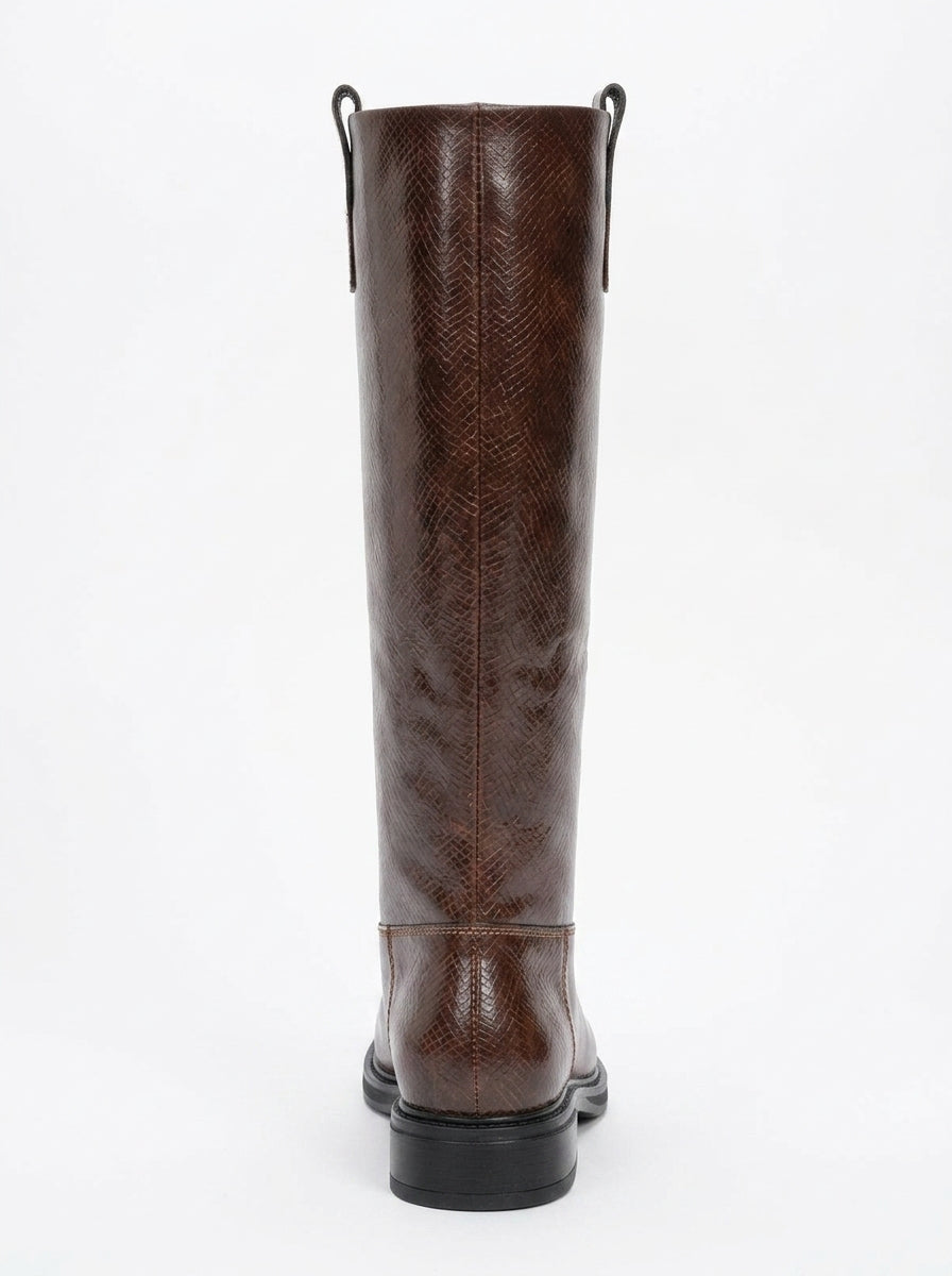 Bota Western Alaska Brown Pattern (Mujer)