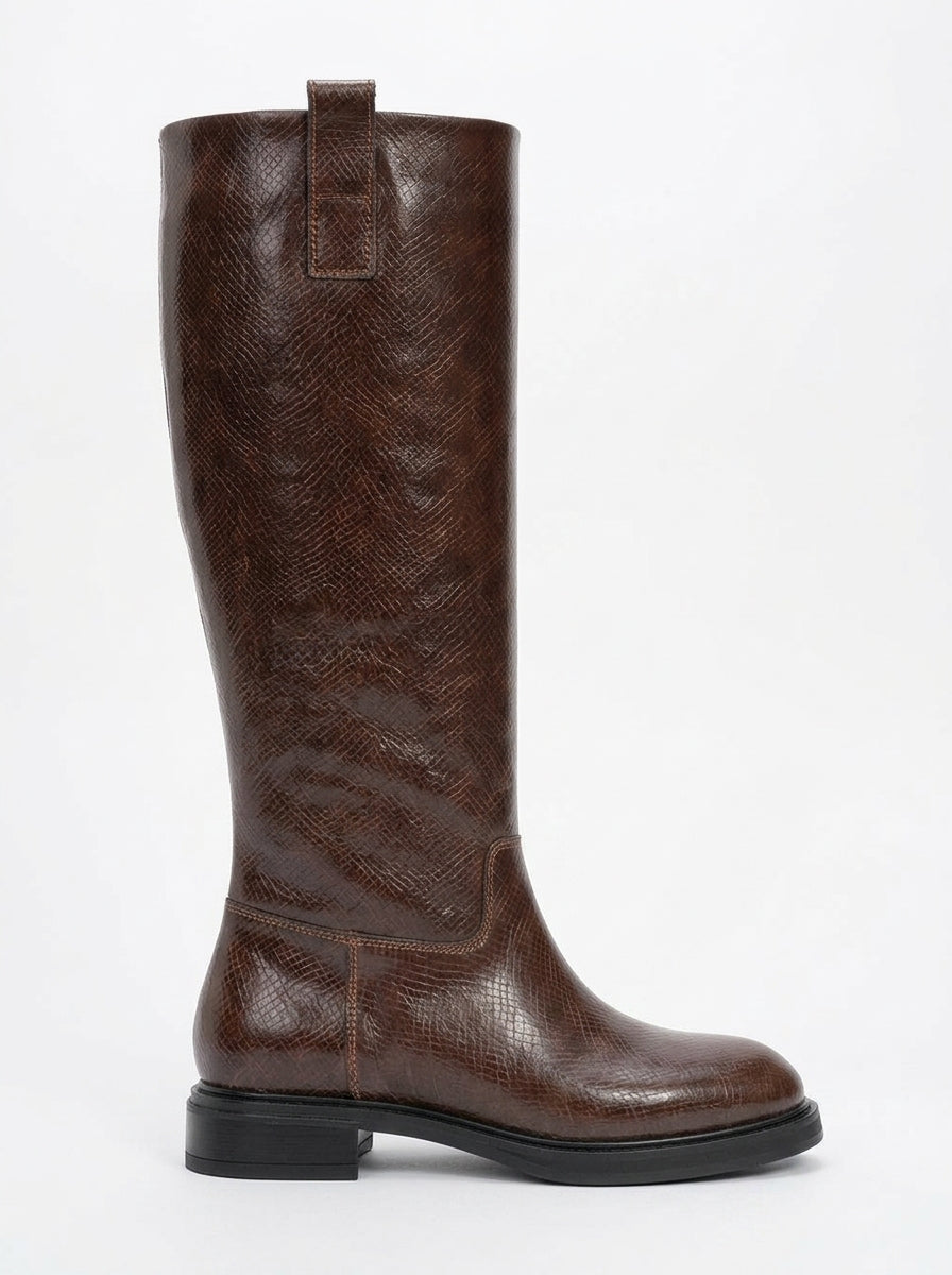 Bota Western Alaska Brown Pattern (Mujer)