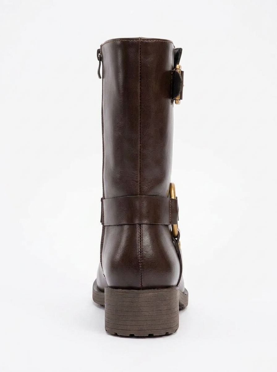 Bota Fies Brown con Hebilla (Mujer)