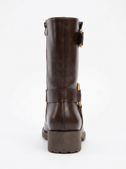 Bota Fies Brown con Hebilla (Mujer)