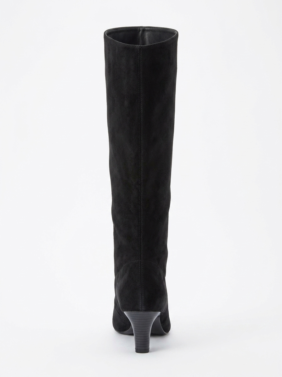 Armelia - Black Suede Knee High Boot (Women)