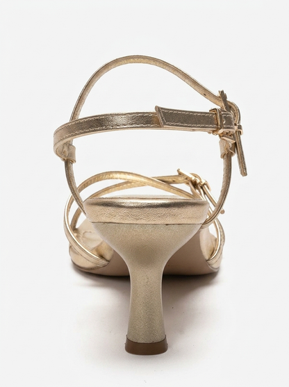 NEBEL - Gold Heeled Shoe (Women)