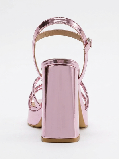 Heas Pink Platform Sandal (Women)
